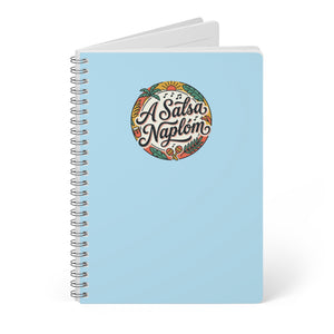 A Salsa Naplóm A5 Wirobound Notebook — Lined Journal with Colorful Latin-Inspired Design
