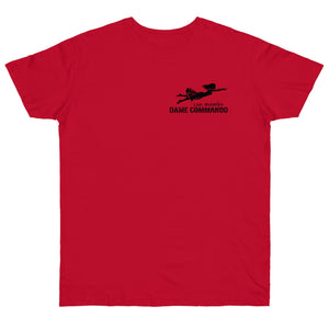 Salsa Dame con Mambo T-Shirt — Funny 'Misshear to Dame Commando' Salsa Pun Tee