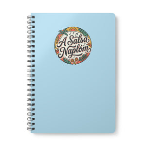 A Salsa Naplóm A5 Wirobound Notebook — Lined Journal with Colorful Latin-Inspired Design
