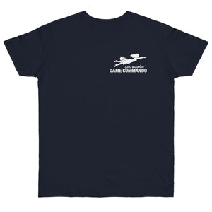 Salsa Dame con Mambo T-Shirt — Funny 'Misshear to Dame Commando' Salsa Pun Tee