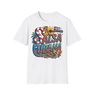 Salsa Cubana Social Dance Tee — Wallet-Friendly T-Shirt