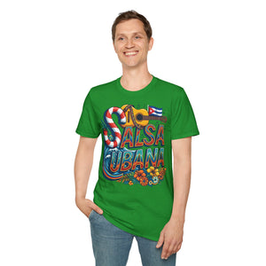 Salsa Cubana Social Dance Tee — Wallet-Friendly T-Shirt