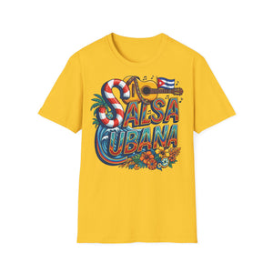 Salsa Cubana Social Dance Tee — Wallet-Friendly T-Shirt