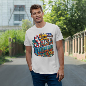 Salsa Cubana Táncos Póló — Extra-Könnyű Salsa Póló