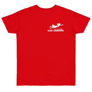 Salsa Dame con Mambo T-Shirt — Funny 'Misshear to Dame Commando' Salsa Pun Tee