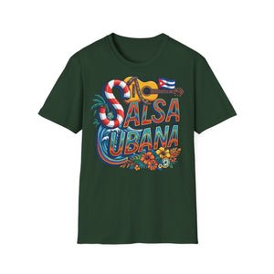 Salsa Cubana Social Dance Tee — Wallet-Friendly T-Shirt